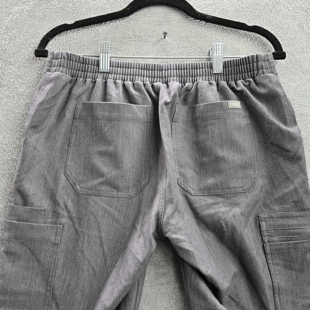 FIGS Women Scrub Pants S Gray Jogger Activewear Zipper PO#1569 29